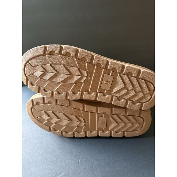 Jousen Mens Suede Boots Size 13 Tan Leather Chestnut Casual Outdoor Comfort New - Picture 7 of 8